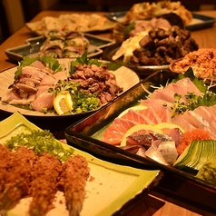 小倉居酒屋 炭隠れよつばのコース写真