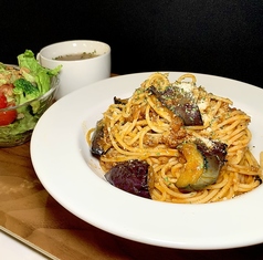 ごろっと揚げ茄子のボロネーゼ