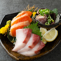 料理メニュー写真&nbsp;刺身3種盛り合わせ　1人前