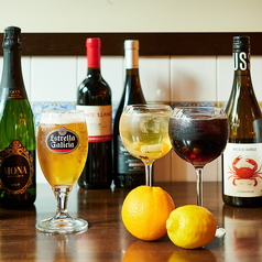 ワインやシェリーなどスペインのお酒をラインナップ