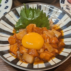 海鮮ユッケ/具沢山海鮮巻き