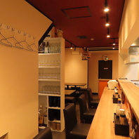 キッチンで調理をし、提供するスタイルです！