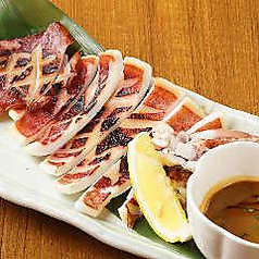 イカの一夜干し炙り焼き