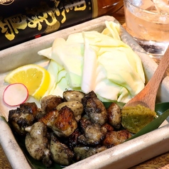 ぼんじりの炭火焼