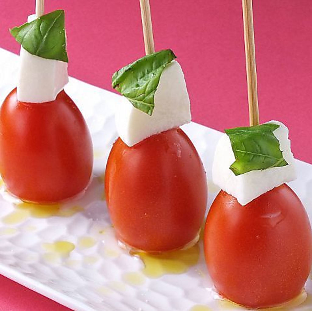 コースで食べられる♪見た目も可愛くて食べやすいピンチョス。