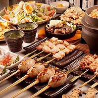 焼鳥以外も充実！多彩な料理と宴会コースで大満足