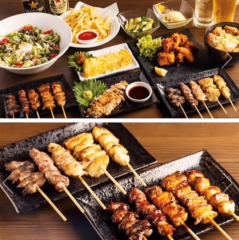 炭火が香る絶品焼鳥