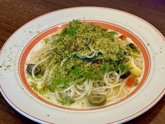 イワシとディルのスパゲッティ～アンチョビ香草パン粉かけ～