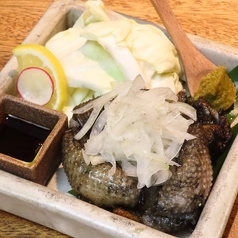 鶏皮の炭火焼 玉葱ポン酢