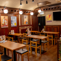 ゆったり空間でサク飲みから宴会まで対応♪