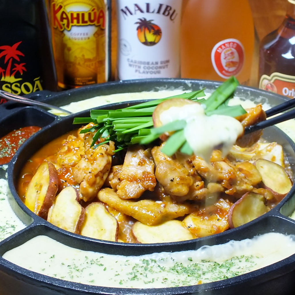 とろ～りチーズを使った韓流ダッカルビ！！