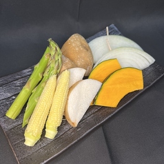 旬の焼き野菜盛り
