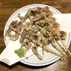 ホタルイカの串揚げ（１本）
