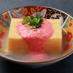 鶏白湯だし巻き玉子　～明太ソース～