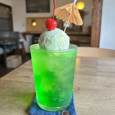 新感覚のクリームソーダ
