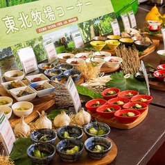 バイキングレストラン東北牧場のコース写真