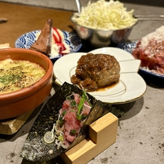 大衆鉄板めし べべのコース写真