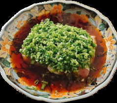 ねぎまみれ鶏たたき