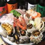 新鮮な魚介を使用したお造りや焼物、揚物などをご用意しております！新鮮な美味しさをご堪能下さい。