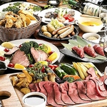 食べ放題コース3280円～！話題の肉寿司やUFOチキンなど豪華料理食べ放題！