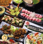 ボリューム満点！飲み放題コースは4500→4000円、5000→4500円！【日～木】は3時間！当日予約OK