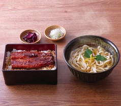 鹿児島県産うな重上とうどん