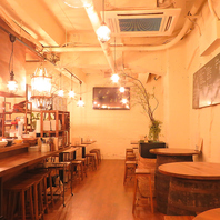 すすきの駅3分◆木の温もりに包まれるお洒落バル空間