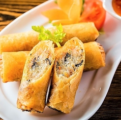 揚げ野菜春巻き 2本(4カット)