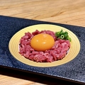 料理メニュー写真&nbsp;金次郎ユッケ
