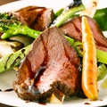 料理メニュー写真 季節野菜のグリルとイベリコ豚のステーキ
