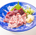 料理メニュー写真 馬刺し盛り合わせ
