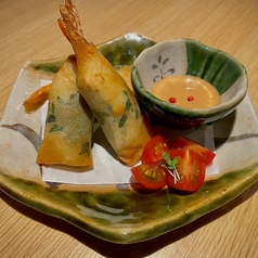 ぷりぷり海老春巻き