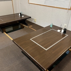 カウンター+掘りごたつ(最大人数22名）