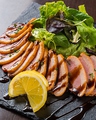 料理メニュー写真 バルサミコソースのスモーク合鴨