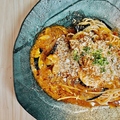 料理メニュー写真 ‐Tomato‐ベーコンと茄子のトマトスパゲティー