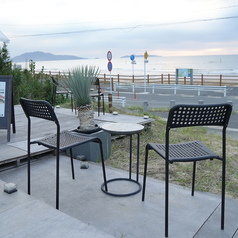 海が視界いっぱいに広がる特等席♪