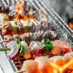 蒲田最大級の屋上で楽しむ！豪快な炭火焼きBBQ♪