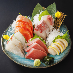季節のお刺身五点盛り合わせ