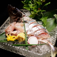 飛魚が厳選した鮮魚のお刺身も味わってほしい逸品。