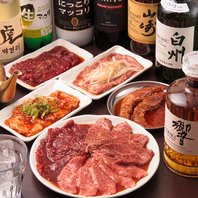 目利きした黒毛和牛を、焼肉や刺しで満喫◎