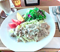 料理メニュー写真&nbsp;ホワイトビーフストロガノフ（大豆ミート・牛肉）
