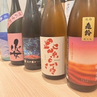 魚介料理と相性抜群な厳選された日本酒を豊富にご用意！