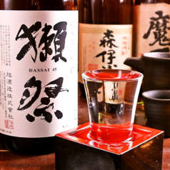 日本酒好き必見！！常時40種類の日本酒をご用意！！