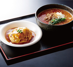 担々麺＆天津飯セット