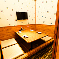 【太田川駅すぐ】個室席完備の広々とした海鮮居酒屋