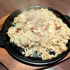 えのき鉄板バター炒め