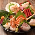 料理メニュー写真 【刺身盛り合わせ】豪華十種