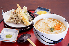 天ぷらうどん(温)/天せいろ(冷)　各