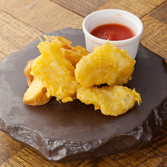 フィッシュ＆チップス サルサロッソ (赤ソース)