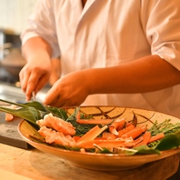 冬の味覚の王様　活松葉がに鍋コース